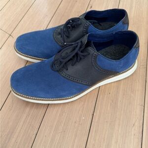 Cole Haan Blue and Black Oxfords